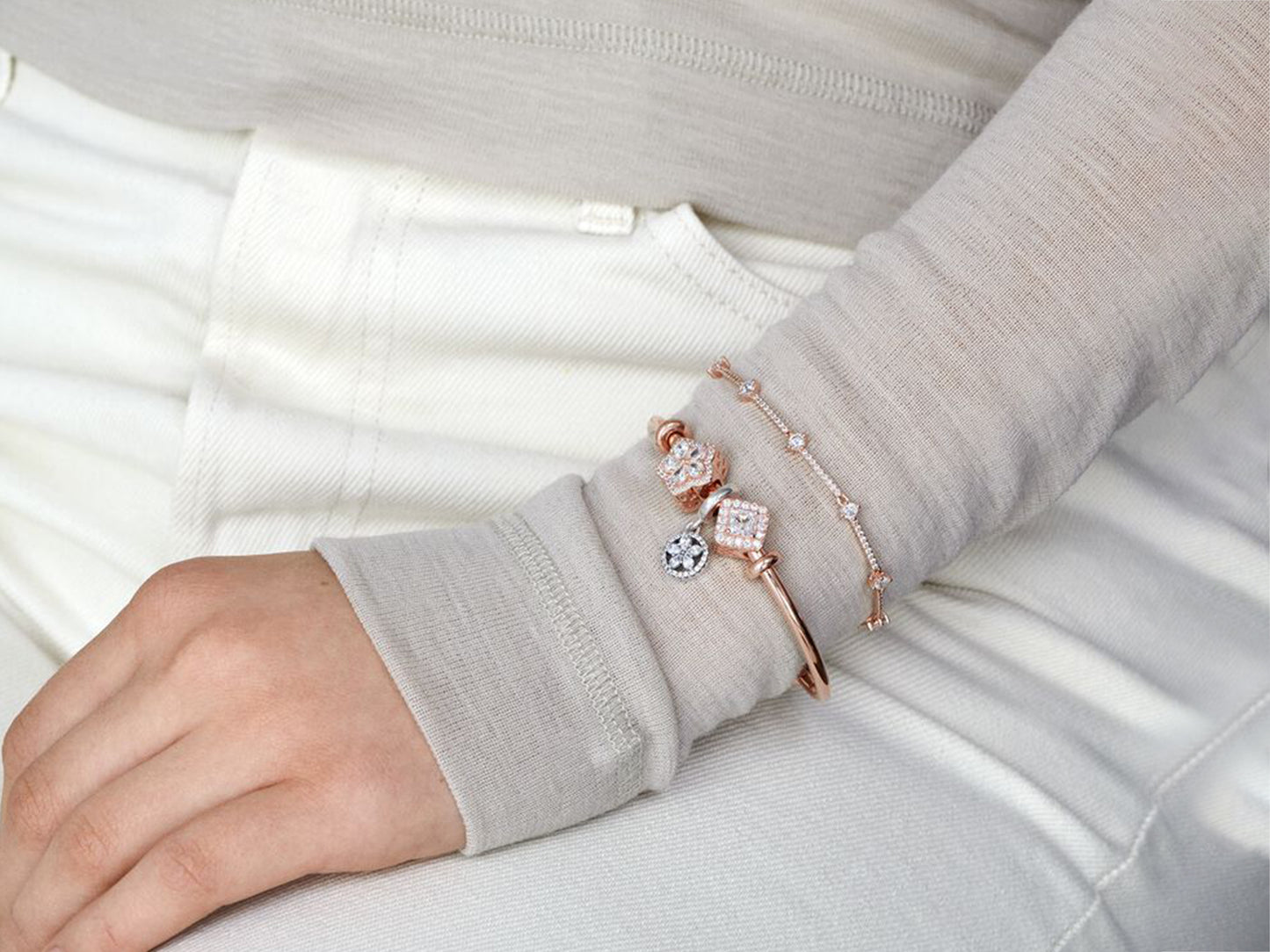Sparkling Pavé Bars Bracelet