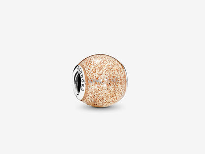 Rose Gold Sparkle Charm