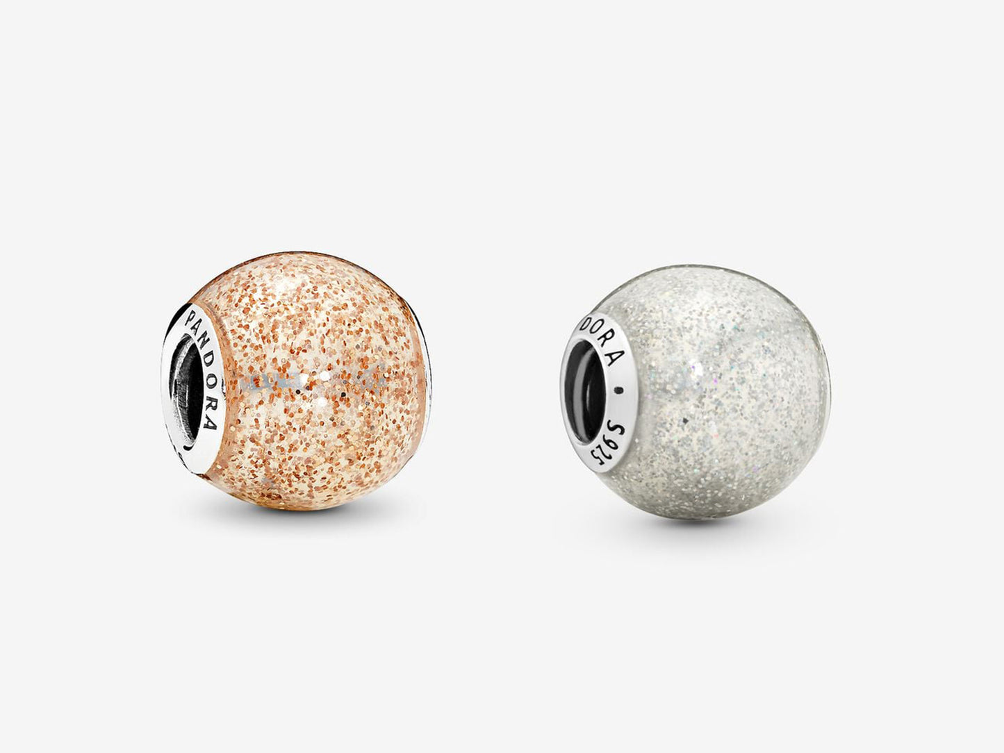 Rose Gold Sparkle Charm