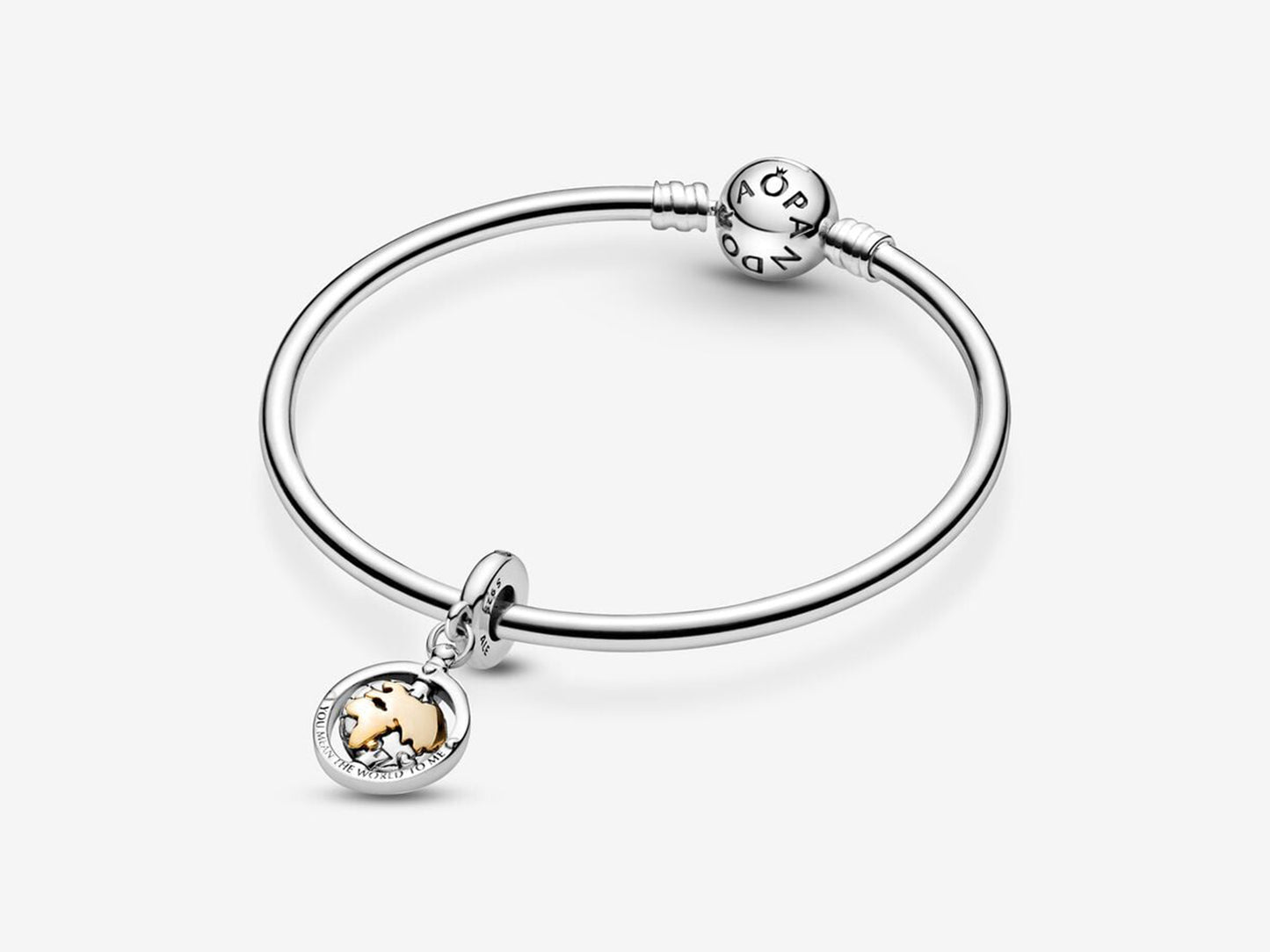 Rotating Earth Globe Charm