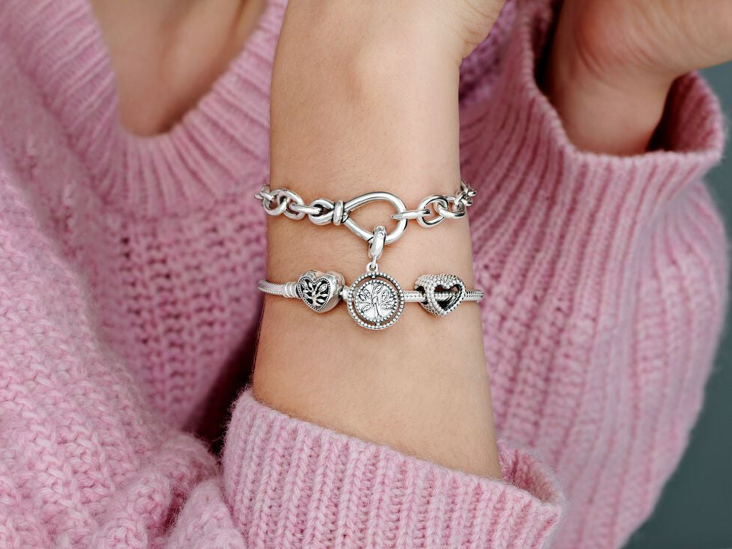 Rotating Family Tree Charm