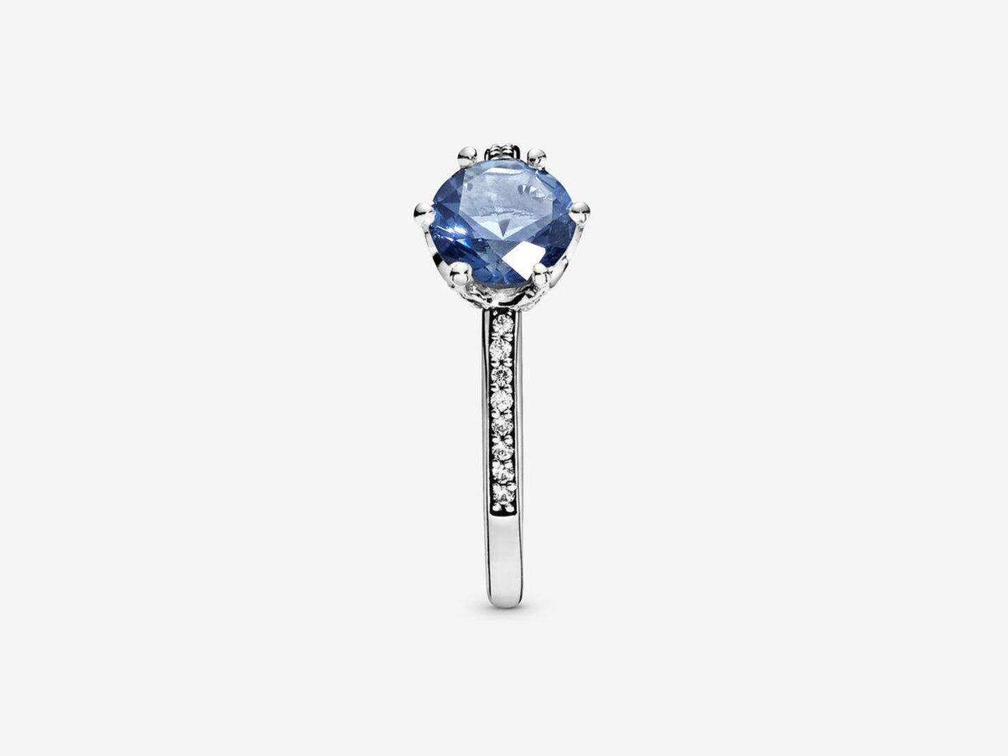 Royal Blue Gem Crown Ring