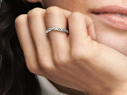 Regal Swirl Tiara Ring