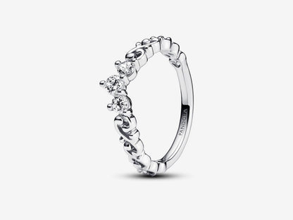 Regal Swirl Tiara Ring