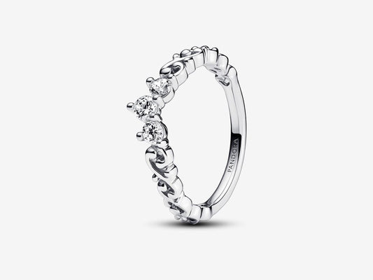Regal Swirl Tiara Ring