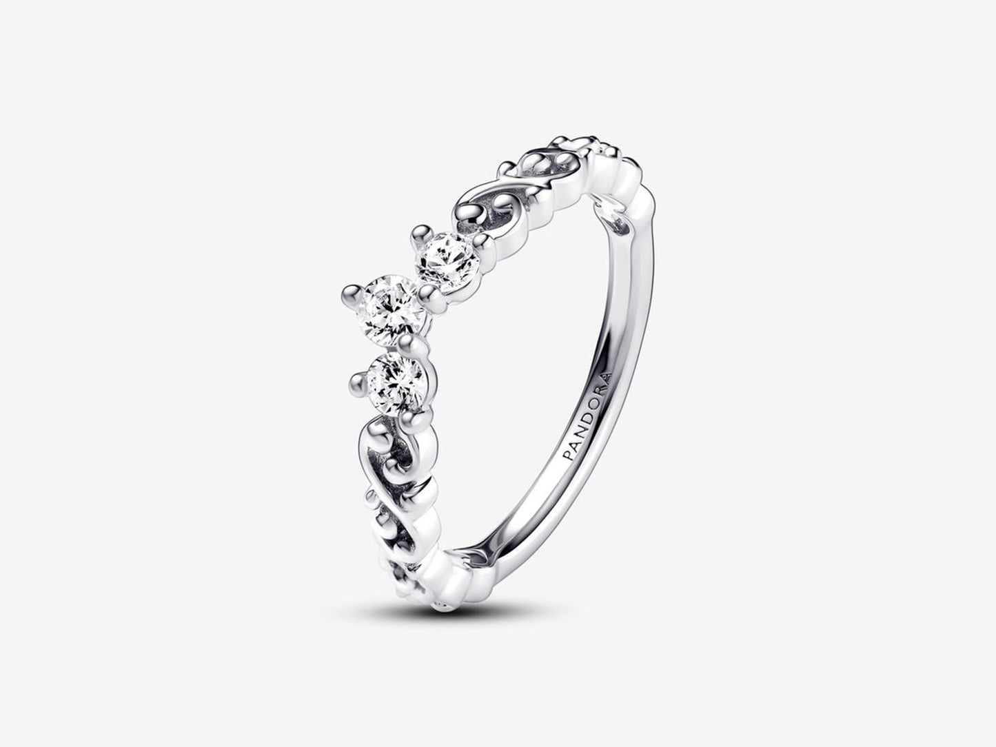 Regal Swirl Tiara Ring