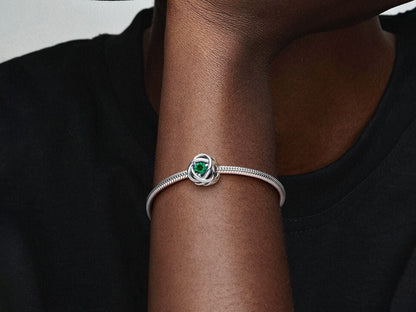 May Green Eternity Circle Charm