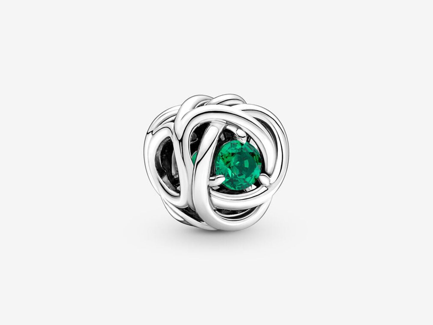 May Green Eternity Circle Charm