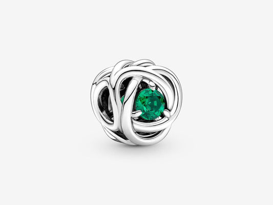 May Green Eternity Circle Charm