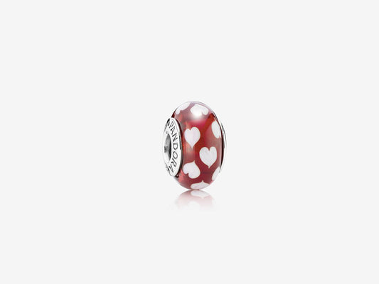 Ruby Heart Elegance Charm