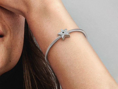Shimmering Asymmetrical Stars Charm