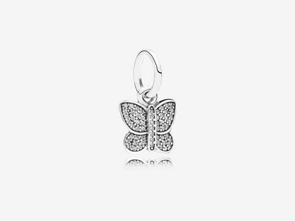 Shimmering Butterfly Charm