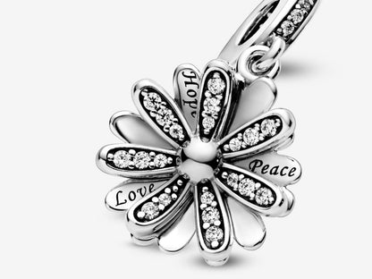 Shimmering Daisy Charm