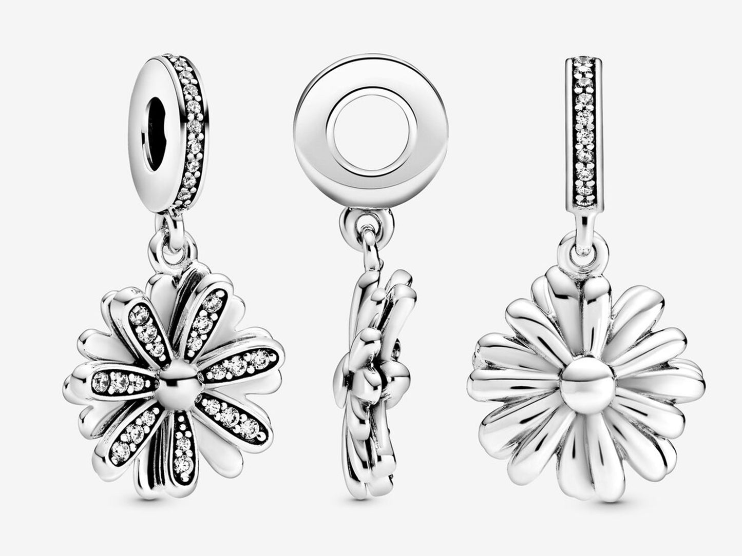 Shimmering Daisy Charm