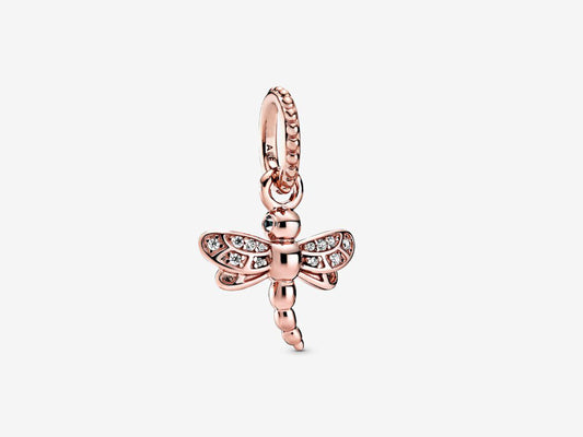 Shimmering Dragonfly Pendant