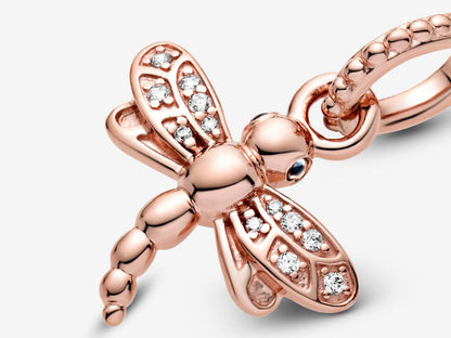 Shimmering Dragonfly Pendant