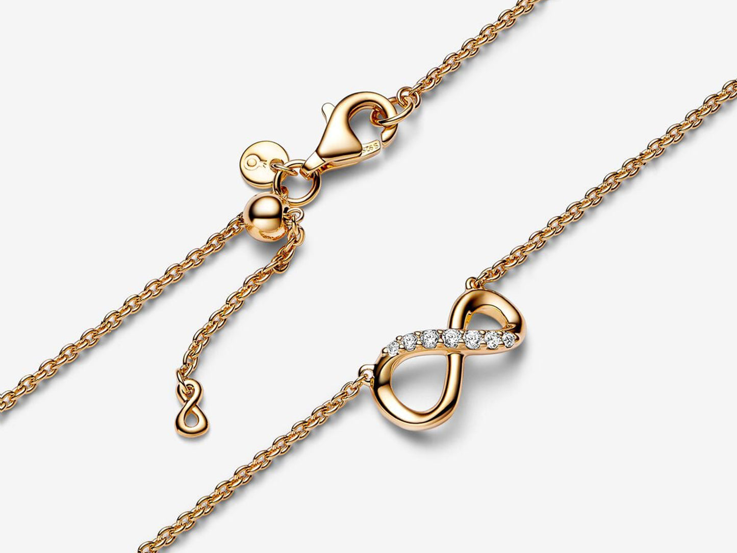 Sparkling Infinity Collier Necklace