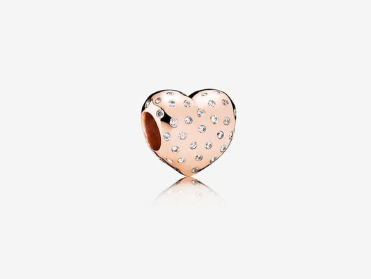 Shimmering Heart Charm