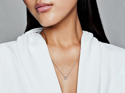 Shimmering Hexagon Necklace