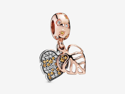 Shimmering Leaf Charm