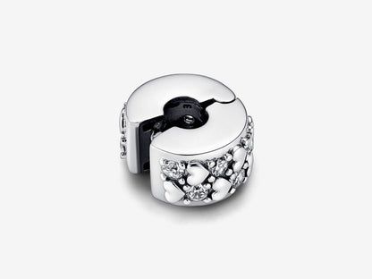 Infinite Hearts Sparkling Clip Charm