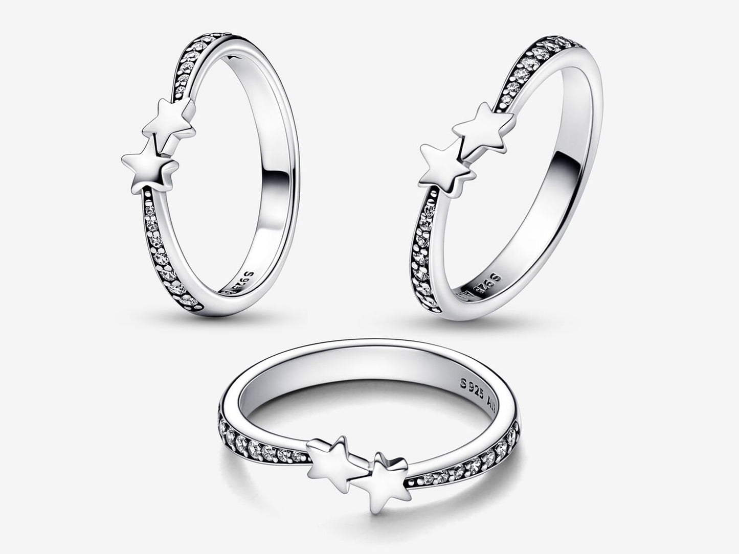 Shooting Stars Sparkling Ring