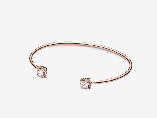 Shimmering Open Bangle