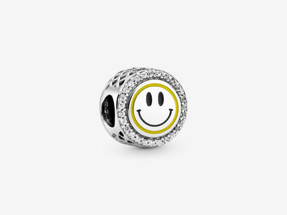 Shimmering Smiley Charm