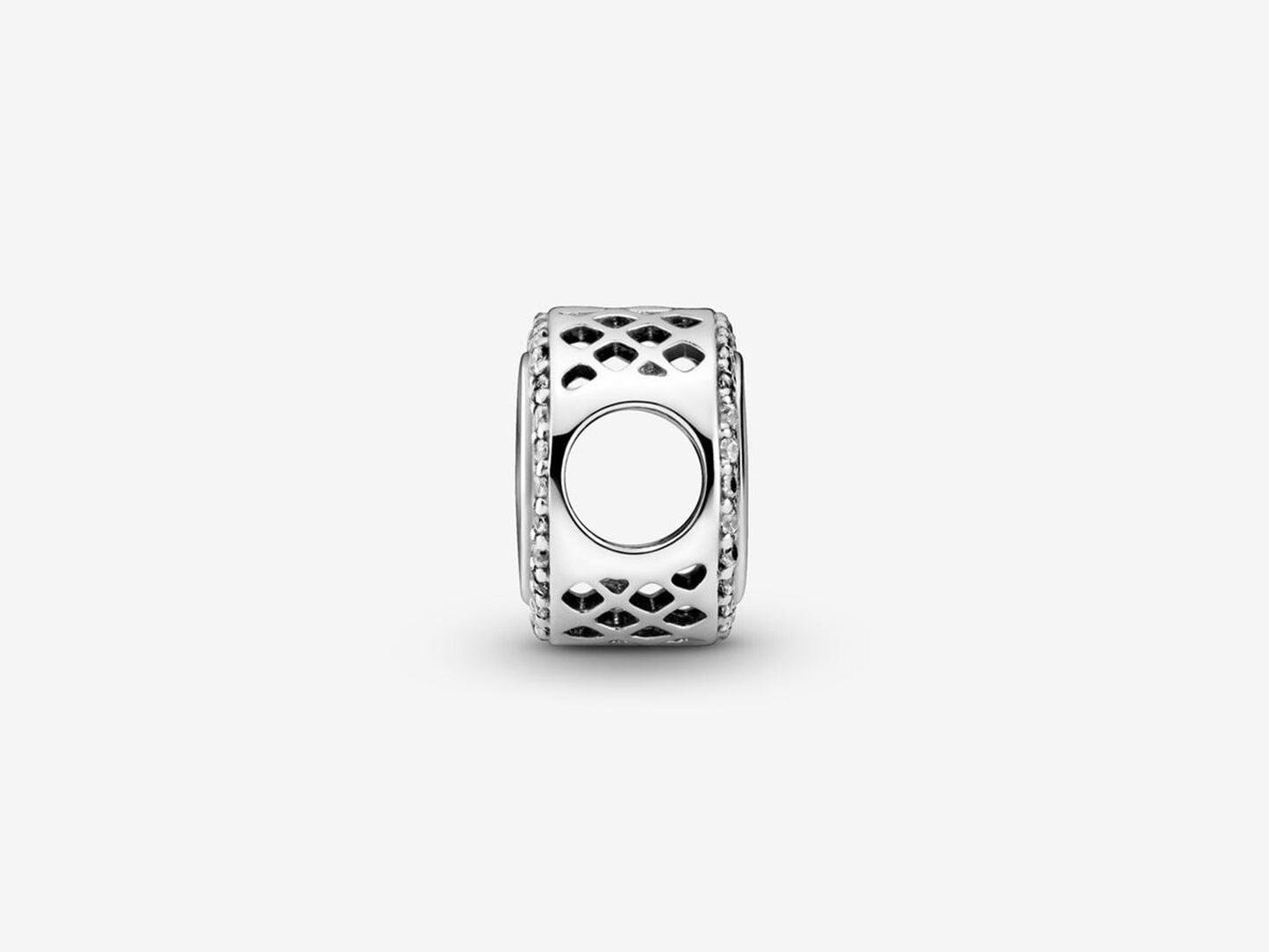 Shimmering Smiley Charm