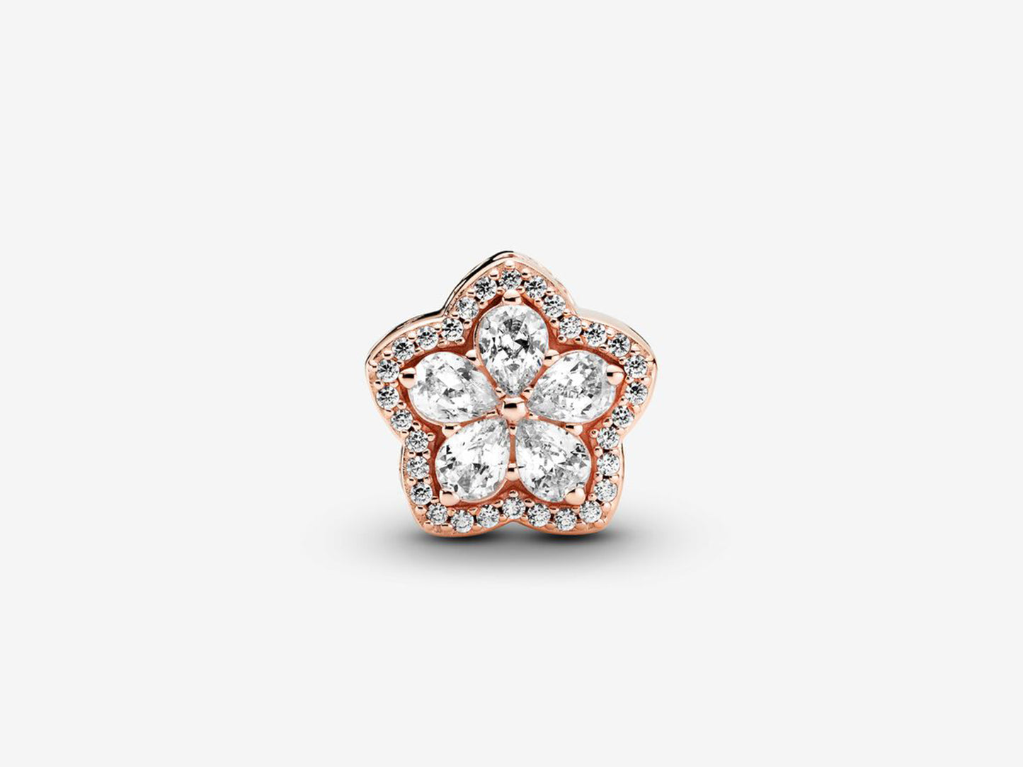 Sparkling Snowflake Pavé Charm