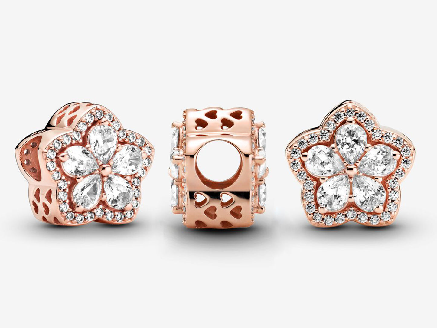 Sparkling Snowflake Pavé Charm