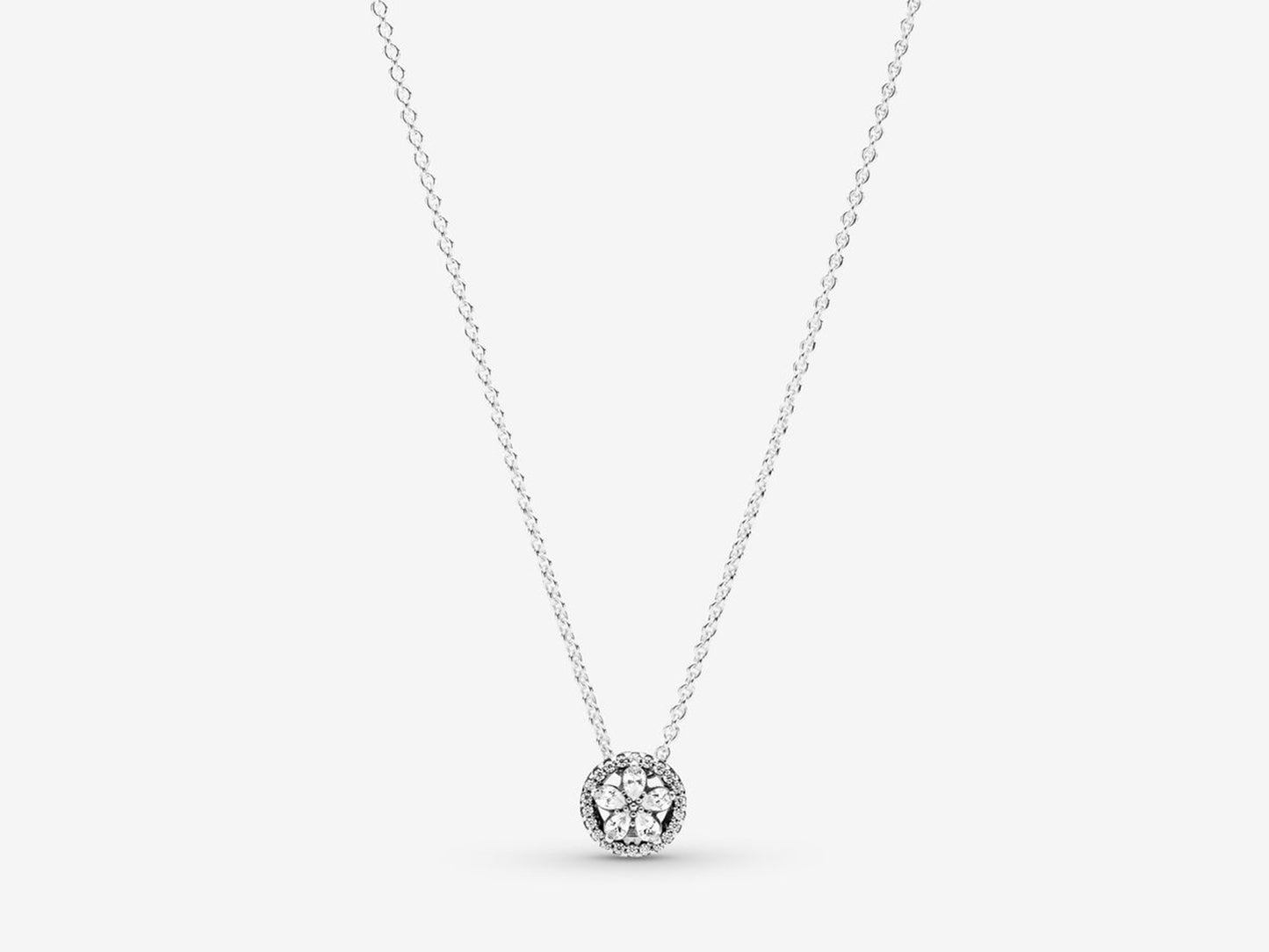 Shimmering Snowflake Necklace
