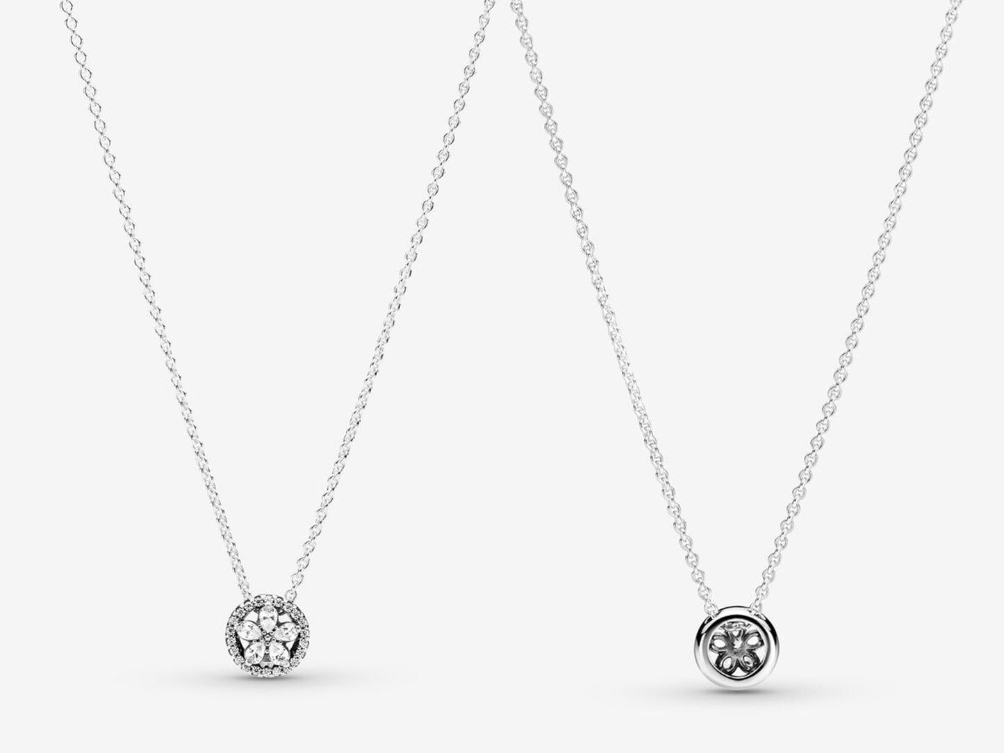 Shimmering Snowflake Necklace