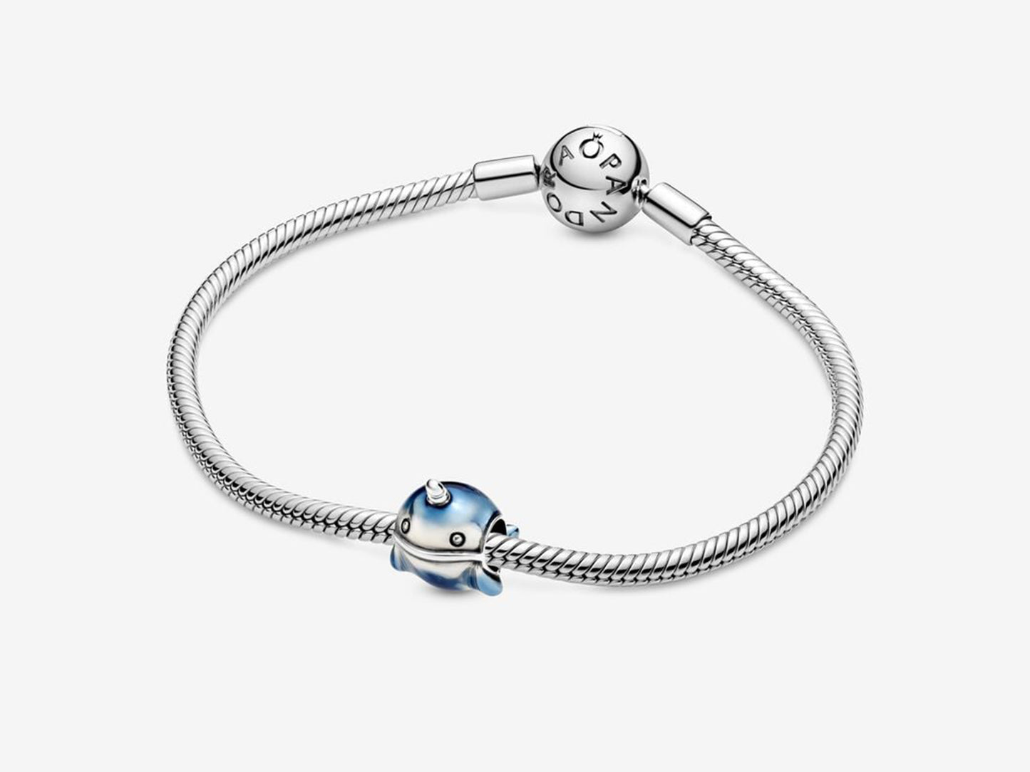 Shimmering Unicorn Whale Charm