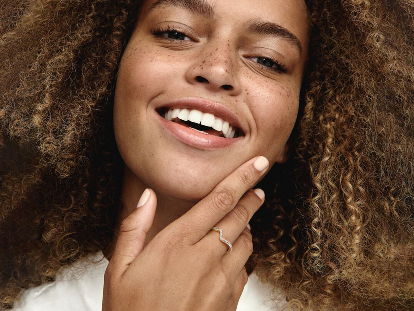 Sparkling Wave Ring