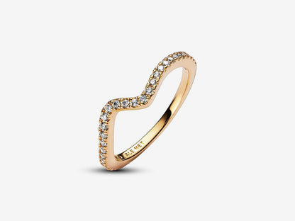 Sparkling Wave Ring
