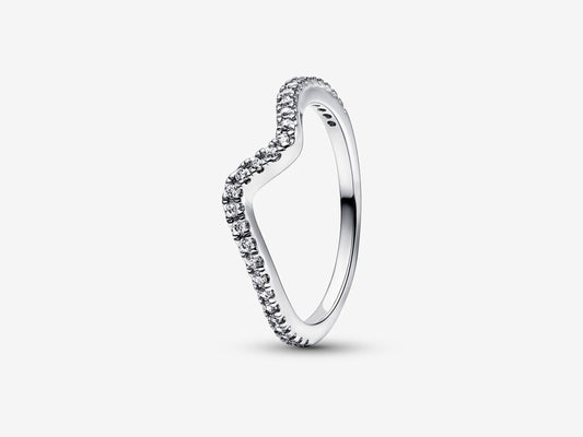 Sparkling Wave Ring