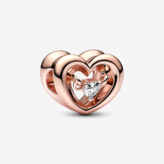 Shining Hearts  Charm