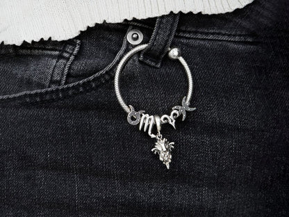 Sparkling Taurus Zodiac Charm