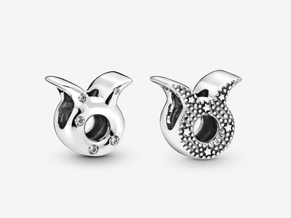 Sparkling Taurus Zodiac Charm