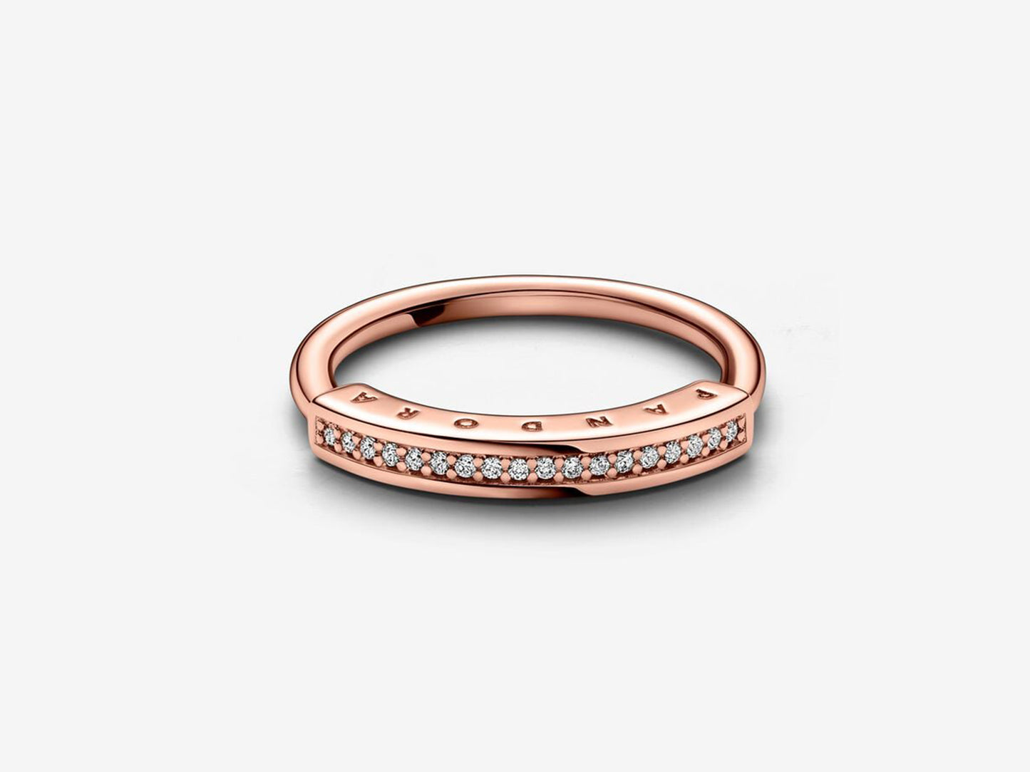 Copper-Silver Iconic Sparkle Ring