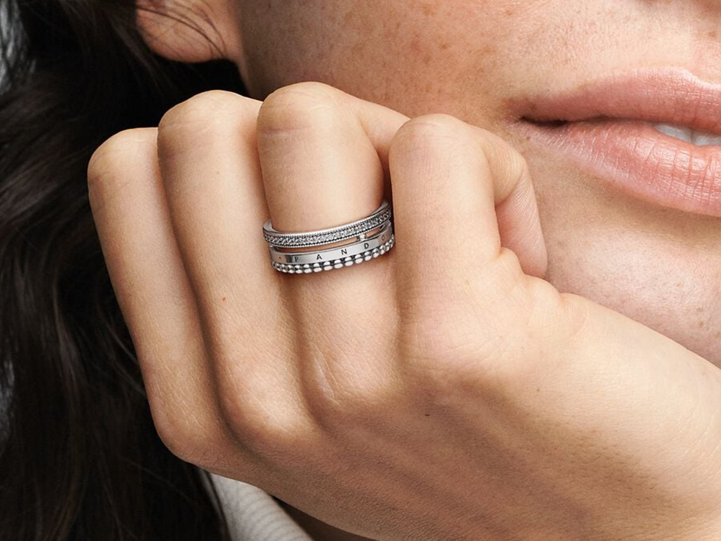 Three-in-One Iconic Charm Ring
