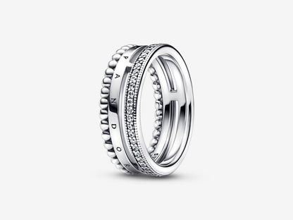 Three-in-One Iconic Charm Ring