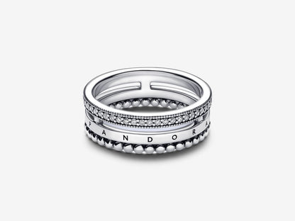 Three-in-One Iconic Charm Ring