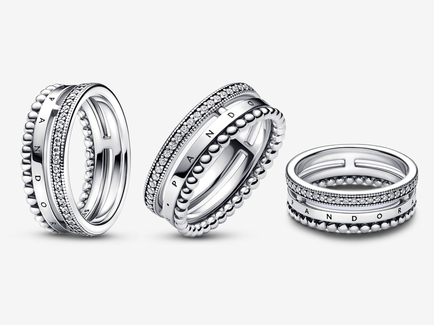 Three-in-One Iconic Charm Ring