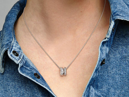 Tri-Ring Signature Necklace