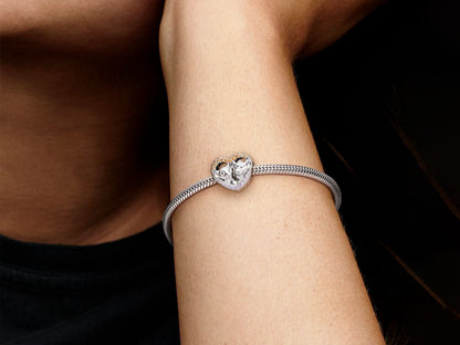 Simba and Nala Heart Charm