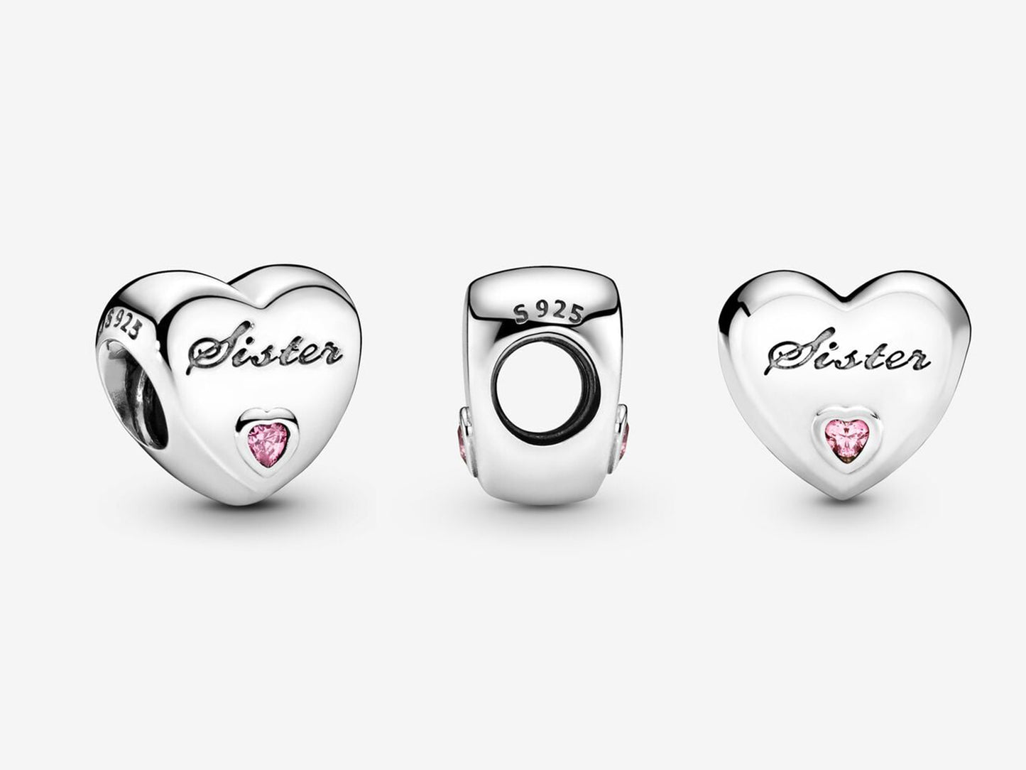 Sister Heart Charm