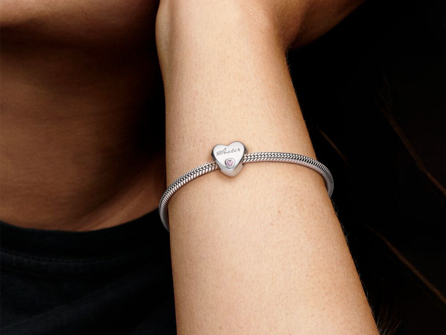 Sister Heart Charm