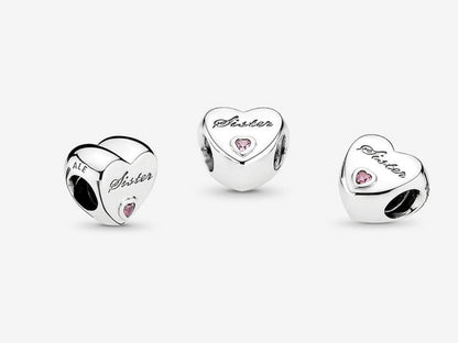 Sister Heart Charm